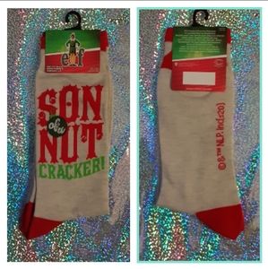 SON OF A NUTCRACKER! SOCKS FROM THE MOVIE ELF